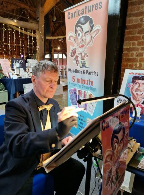 Seated easel drawings